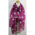 multi-color wrap viscose shawl scarf pattern penguin scarf